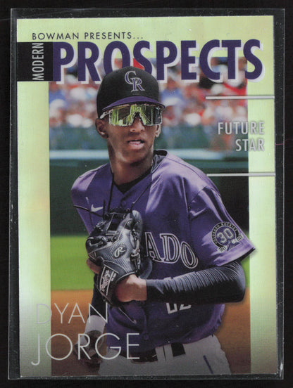 2023 Bowman #MP-10 Dyan Jorge Modern Prospects
