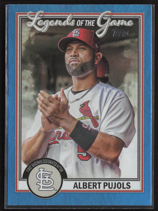 2023 Topps #LG-30 Albert Pujols Legends of the Game