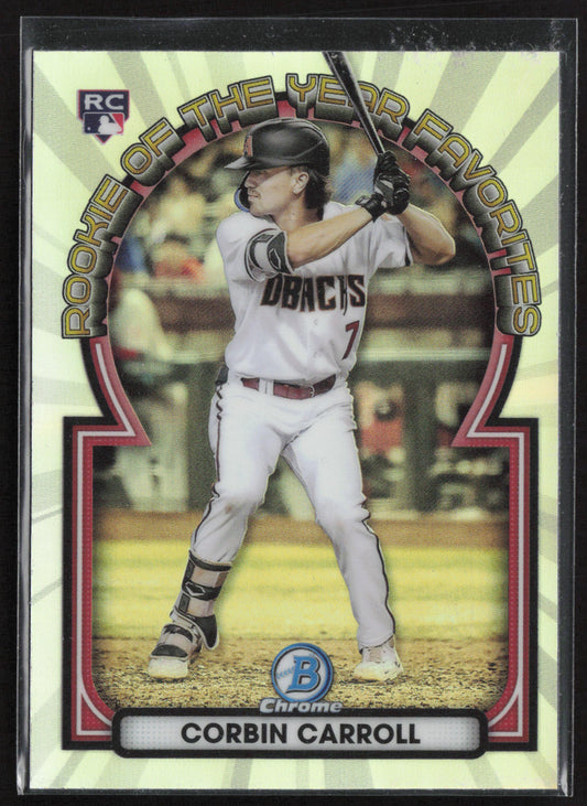 2023 Bowman #ROYF-1 Corbin Carroll Rookie of the Year Favorites