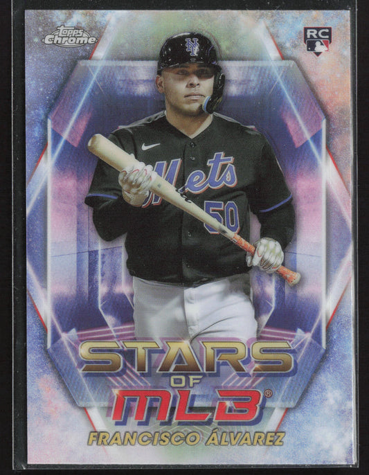 2023 Topps Chrome #SMLBC-50 Francisco Álvarez Stars of MLB Chrome