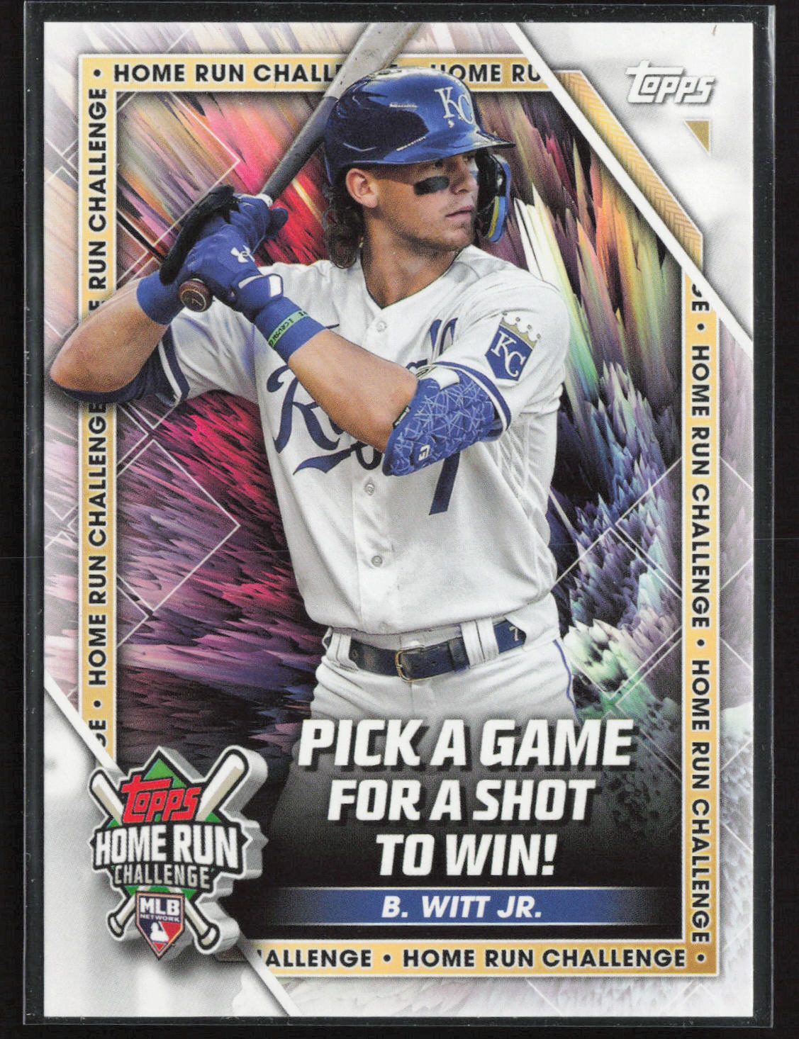 2023 Topps #HRC-2 Bobby Witt Jr. Home Run Challenge (Series One)