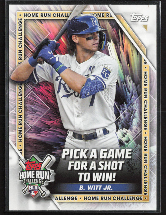 2023 Topps #HRC-2 Bobby Witt Jr. Home Run Challenge (Series One)