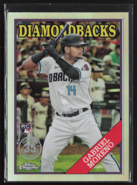 2023 Topps Chrome #88BC-11 Gabriel Moreno 1988 Topps Baseball 35th Anniversary