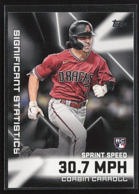 2023 Topps #SS-15 Corbin Carroll Significant Statistics