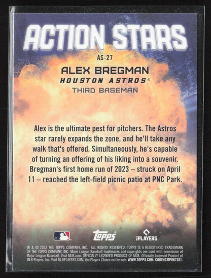 2023 Topps Update #AS-27 Alex Bregman Action Stars