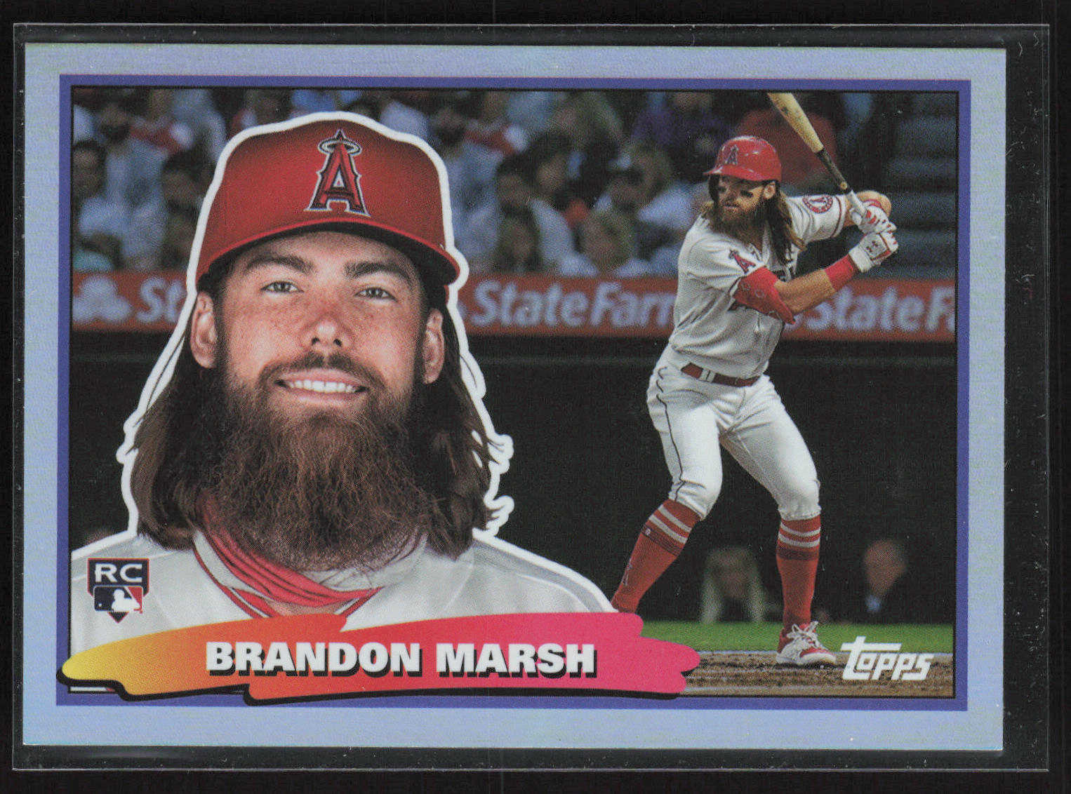 2022 Topps Archives #88BF-27 Brandon Marsh 1988 Topps Big Foil