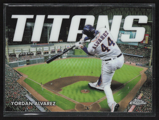 2023 Topps Chrome #CT-9 Yordan Alvarez Titans
