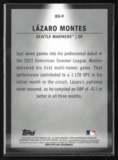 2023 Bowman #BS-9 Lazaro Montes Bowman Spotlights