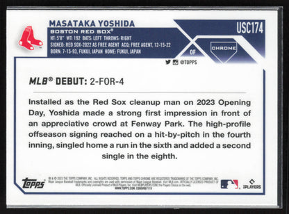 2023 Topps Chrome Update #USC174 Masataka Yoshida