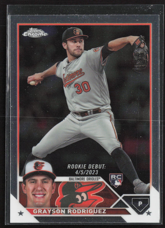2023 Topps Chrome Update #USC16 Grayson Rodriguez