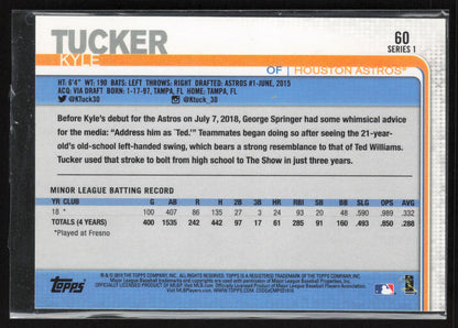 2019 Topps #60 Kyle Tucker