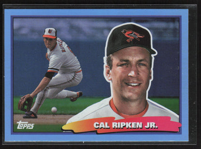 2022 Topps Archives #88BF-37 Cal Ripken Jr. 1988 Topps Big Foil Sky Blue