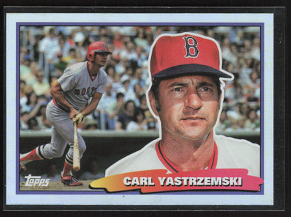 2022 Topps Archives #88BF-31 Carl Yastrzemski 1988 Topps Big Foil