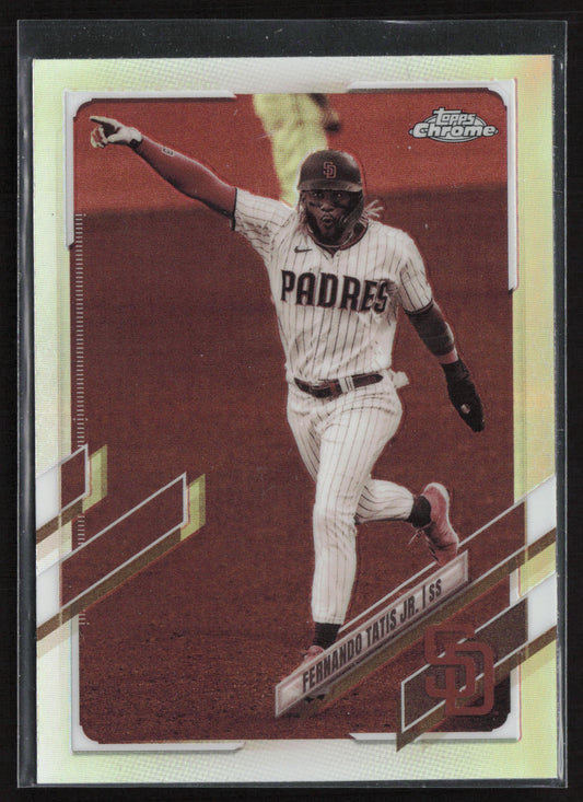 2021 Topps Chrome #1 Fernando Tatis Jr. Sepia Refractor