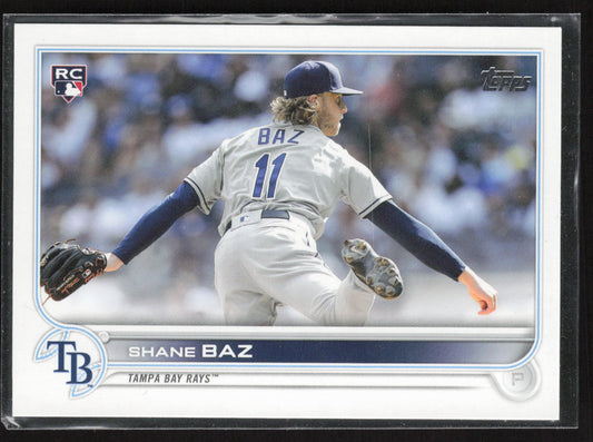 2022 Topps #421 Shane Baz Rookie Image Variations