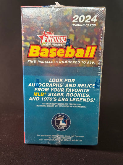 2024 Topps Heritage Baseball High Number Blaster Box