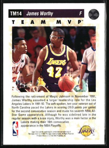 1992-93 Upper Deck #TM14 James Worthy Team MVPs