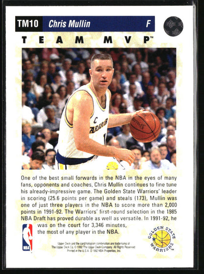 1992-93 Upper Deck #TM10 Chris Mullin Team MVPs