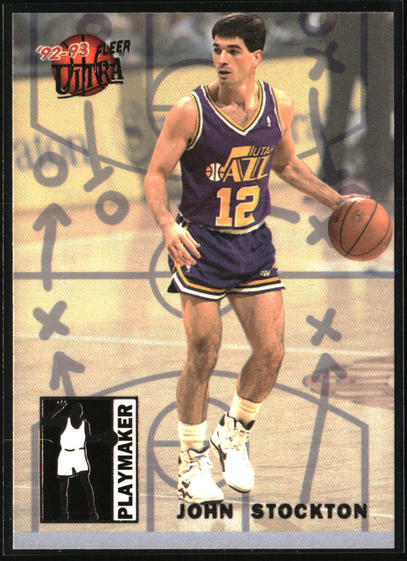 1992-93 Ultra #9 John Stockton Playmakers