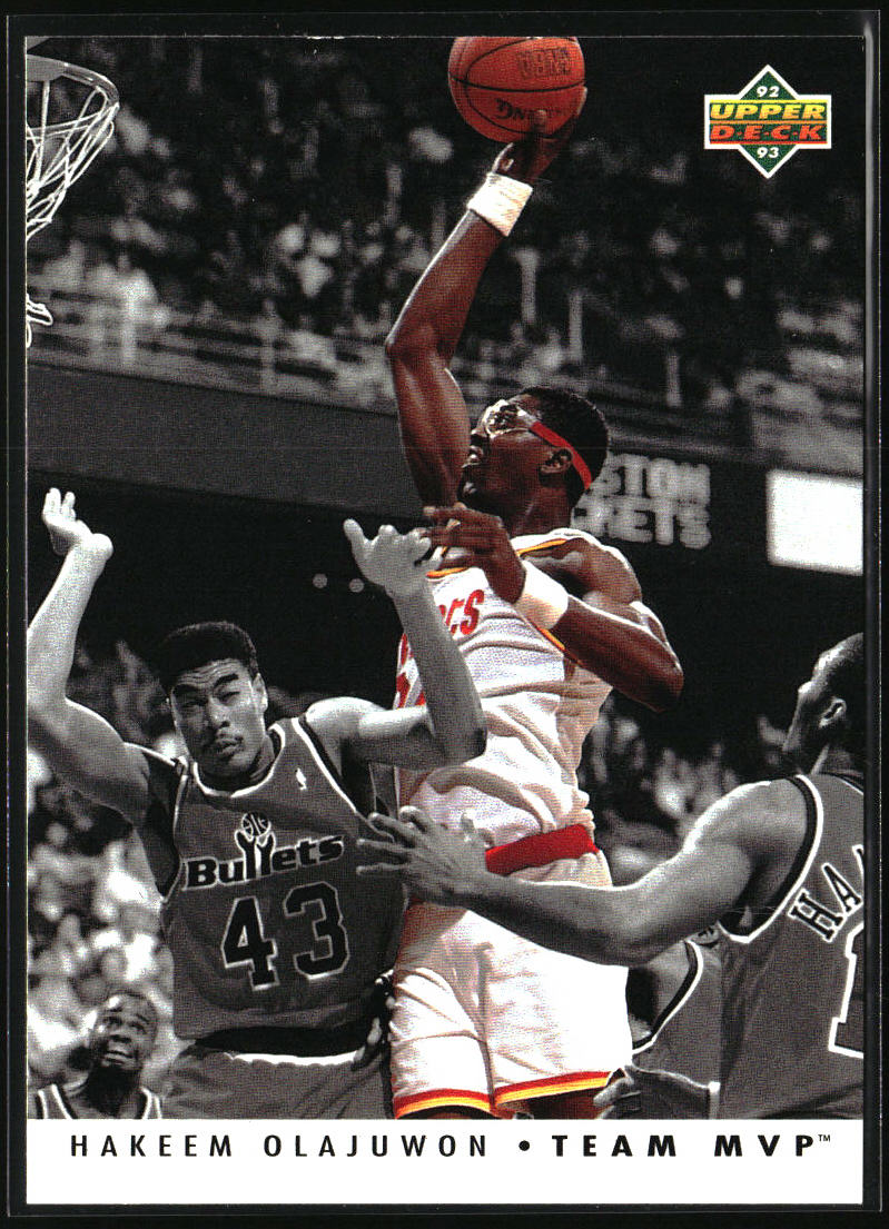 1992-93 Upper Deck #TM11 Hakeem Olajuwon Team MVPs