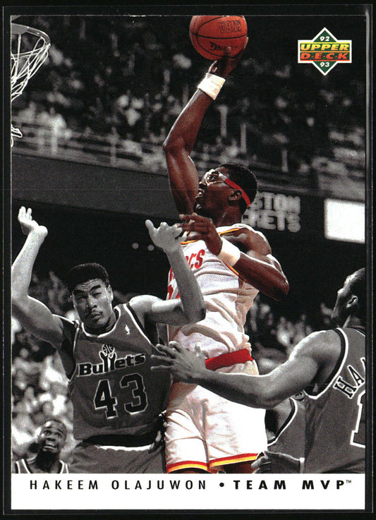 1992-93 Upper Deck #TM11 Hakeem Olajuwon Team MVPs