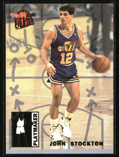 1992-93 Ultra #9 John Stockton Playmakers