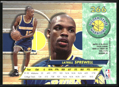 1992-93 Ultra #266 Latrell Sprewell