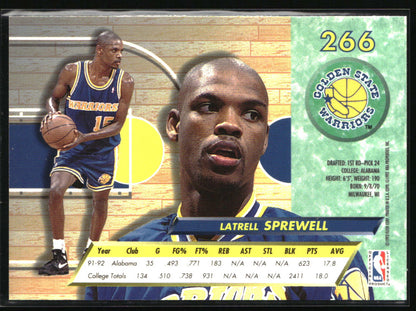 1992-93 Ultra #266 Latrell Sprewell