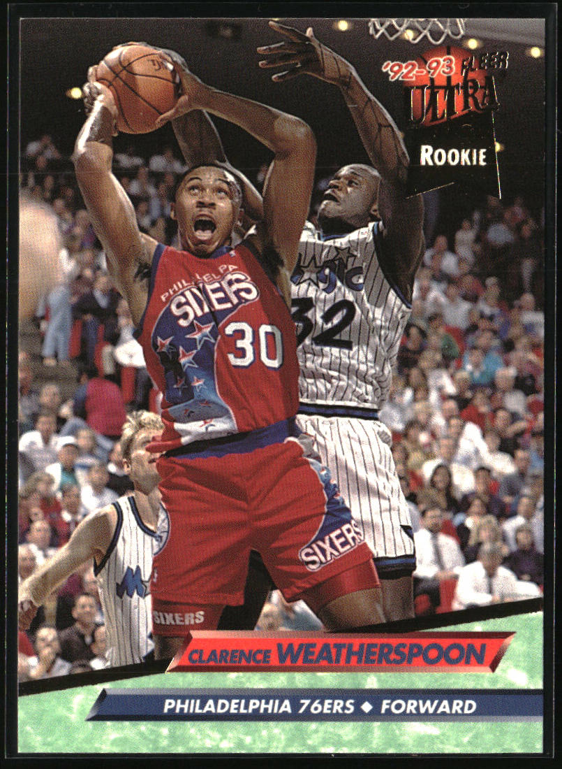 1992-93 Ultra #335 Clarence Weatherspoon