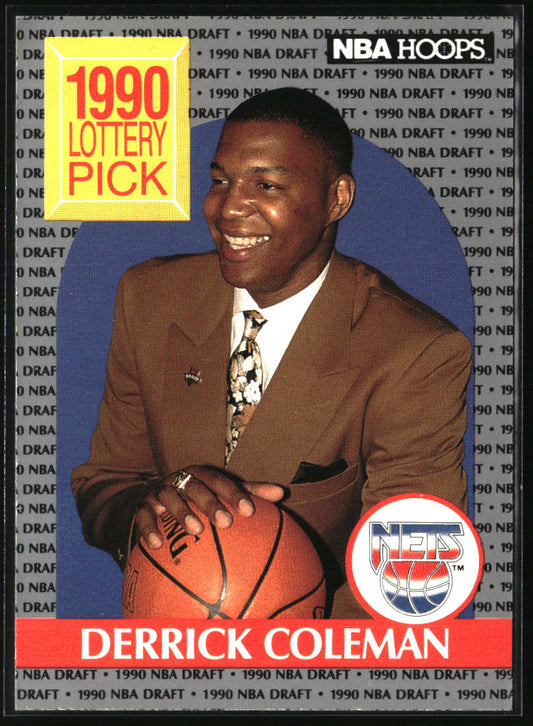 1990-91 Hoops #390 Derrick Coleman