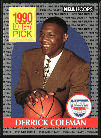 1990-91 Hoops #390 Derrick Coleman