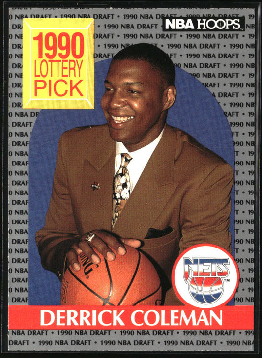 1990-91 Hoops #390 Derrick Coleman