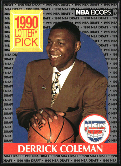 1990-91 Hoops #390 Derrick Coleman