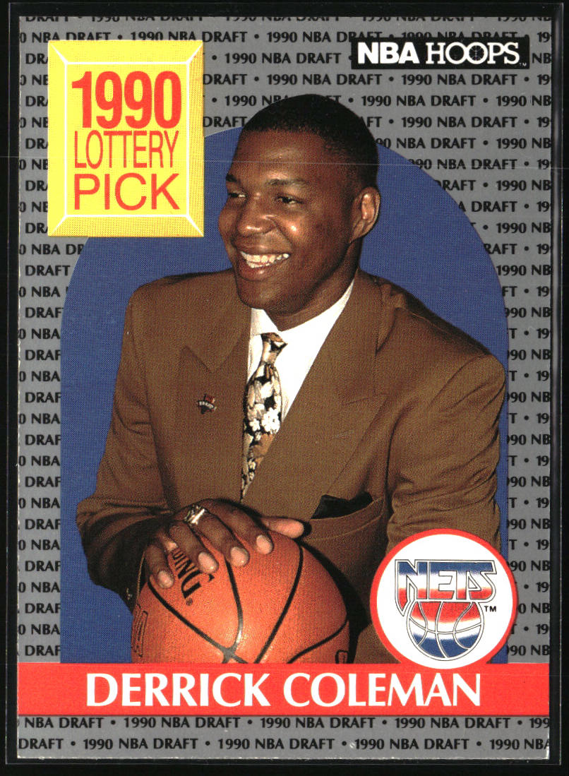 1990-91 Hoops #390 Derrick Coleman