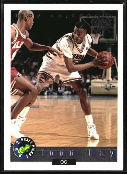 1992 Classic Draft Picks #LP8 Todd Day Limited Prints