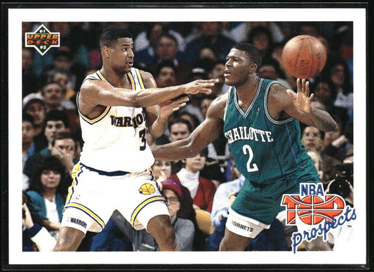 1991-92 Upper Deck #438 NBA Top Prospects (Billy Owens / Larry Johnson)