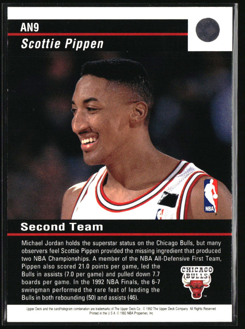 1992-93 Upper Deck #AN9 Scottie Pippen All-NBA Team