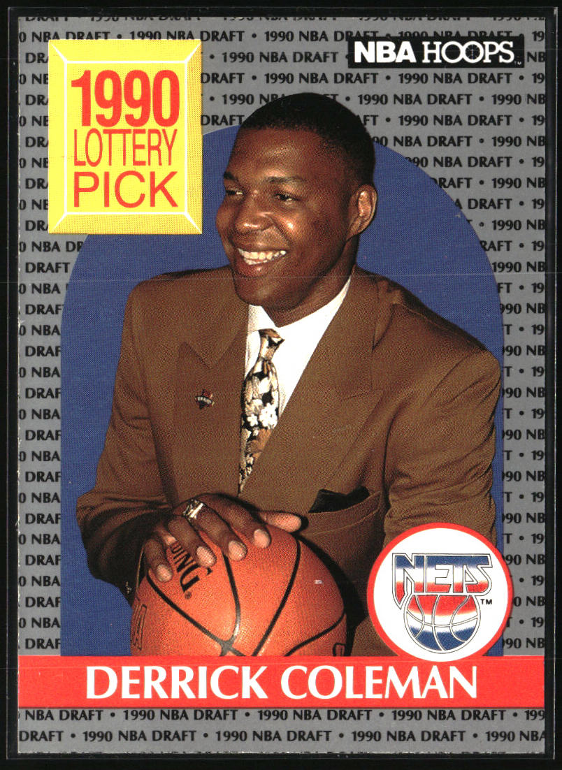 1990-91 Hoops #390 Derrick Coleman
