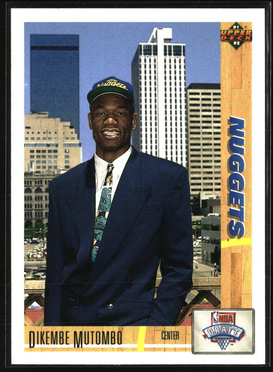 1991-92 Upper Deck #3 Dikembe Mutombo