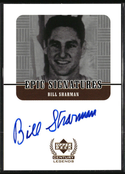 1999 Upper Deck Century Legends #B8 Bill Sharman Epic Signatures