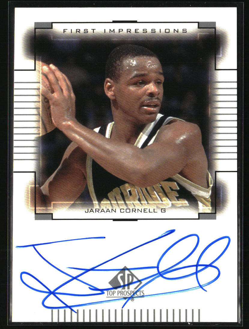1999 Upper Deck SP Top Prospects #JC Jaraan Cornell AU