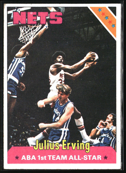 1975-76 Topps #300 Julius Erving