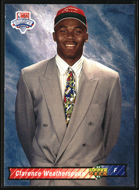 1992-93 Upper Deck #5b Clarence Weatherspoon