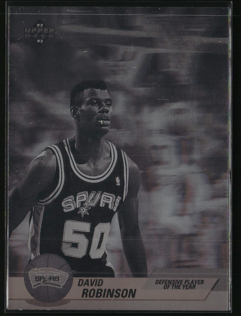 1992-93 Upper Deck #AW7 David Robinson Award Winner Holograms