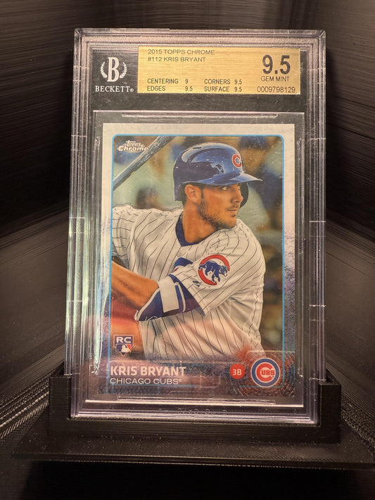 2015 Topps Chrome #112 Kris Bryant BGS 9.5