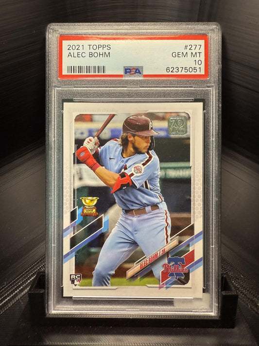 2021 Topps #277 Alec Bohm PSA 10