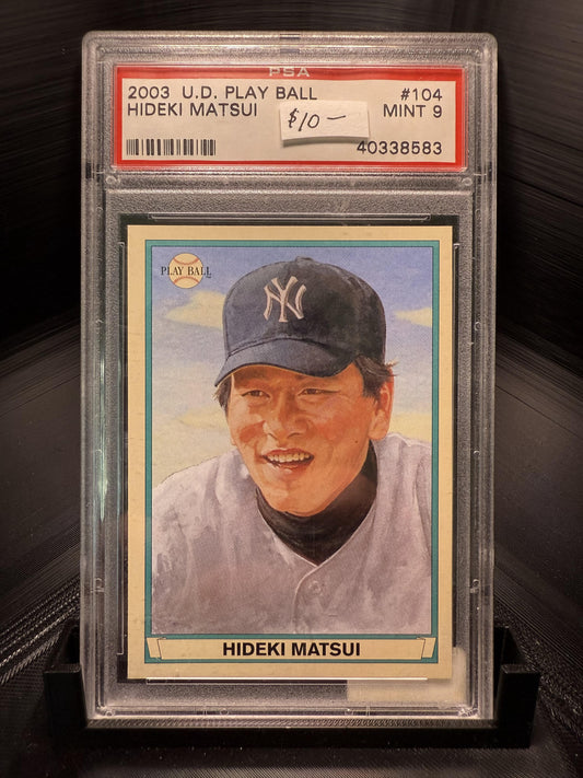 2003 Upper Deck Play Ball #104 Hideki Matsui PSA 9