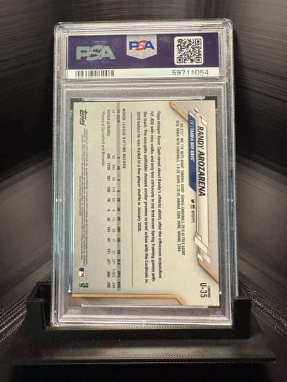 2020 Topps Chrome Update #U35 Randy Arozarena Update PSA 9