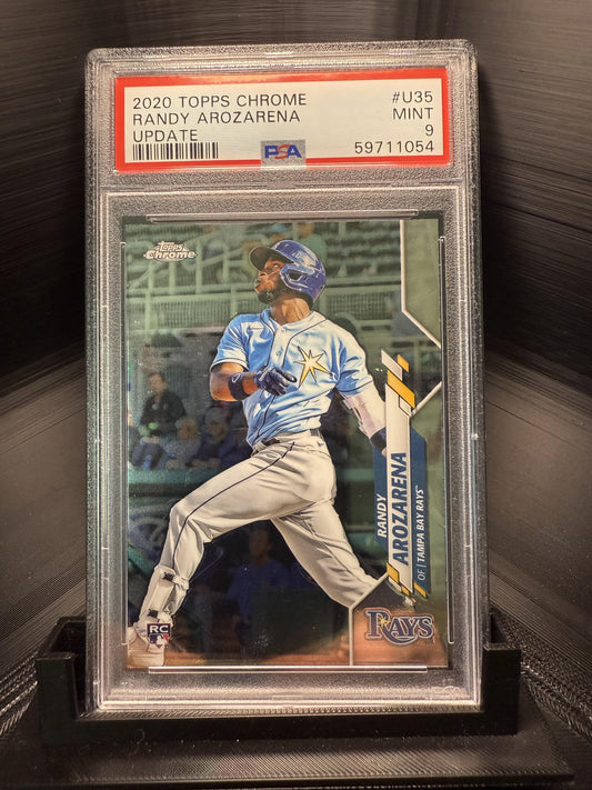 2020 Topps Chrome Update #U35 Randy Arozarena Update PSA 9