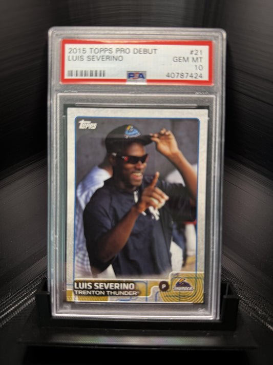 2015 Topps Pro Debut #21 Luis Severino PSA 10